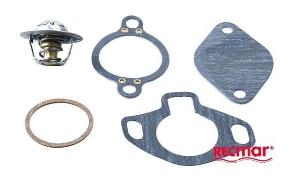 REC807252Q5 - Kit thermostat 71°C - GM V6 4.3L et V8 5.0L, 5.7L (à partir de 1987) - Mercruiser 807252Q5