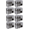 RCK-817P-030 - 8 Pistons - GM V8 5.0L - Cote réparation +0.30 - VORTEC - MERCRUISER 802557T / VOLVO PENTA 3857667 / OMC 0986328
