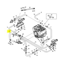 DURITE POMPE / THERMOSTAT MERCRUISER 864703A1