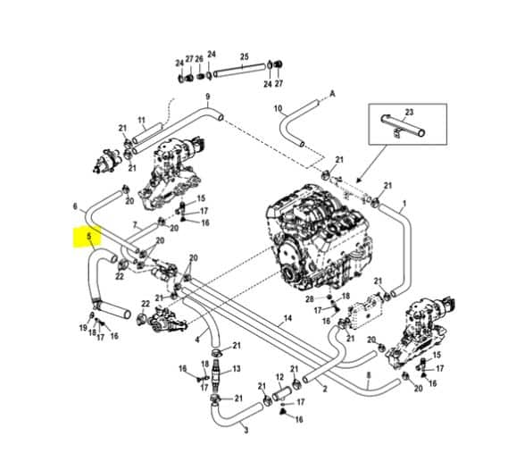 DURITE POMPE / THERMOSTAT MERCRUISER 864703A1
